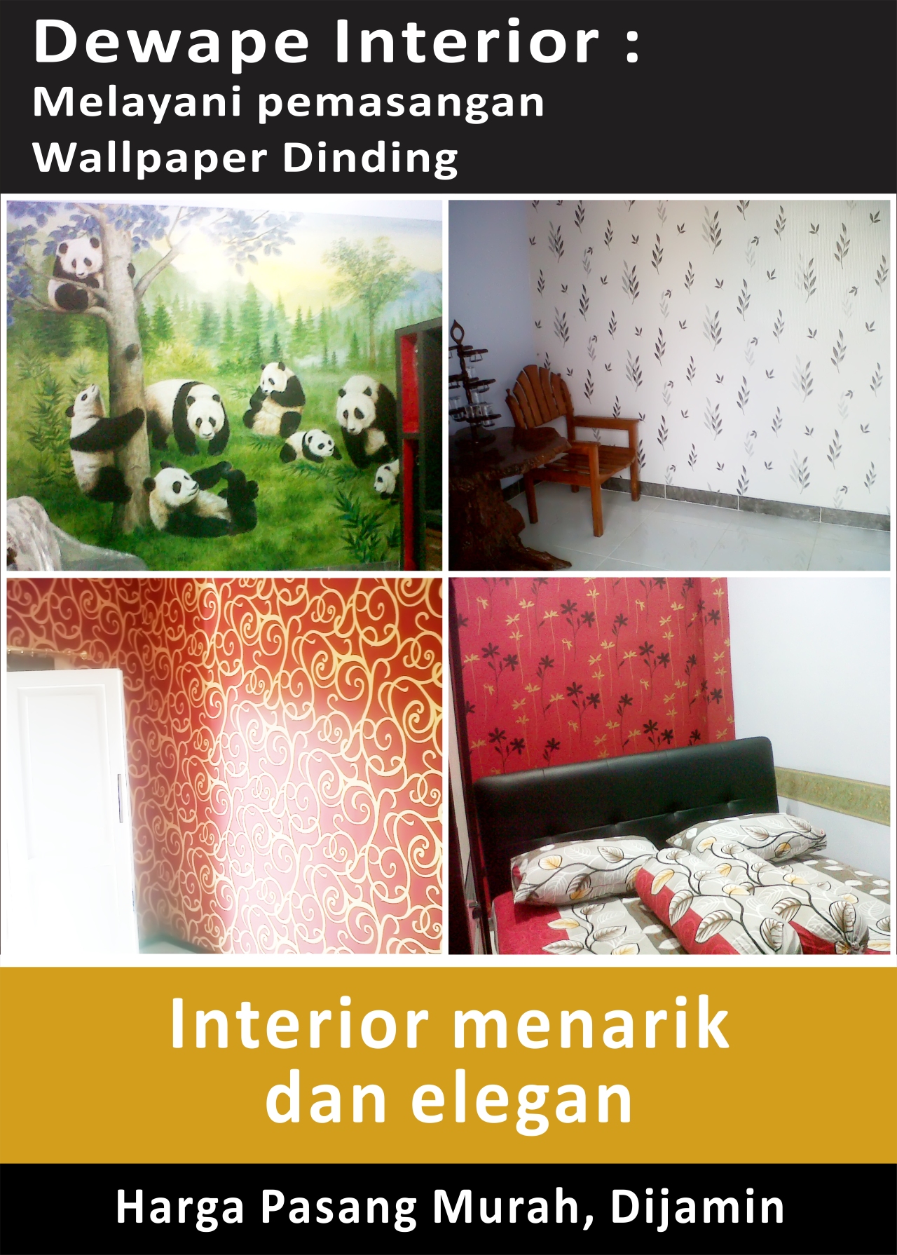 Jual Wallpaper Dinding Probolinggo Toko Grosir Wallpaper Malang